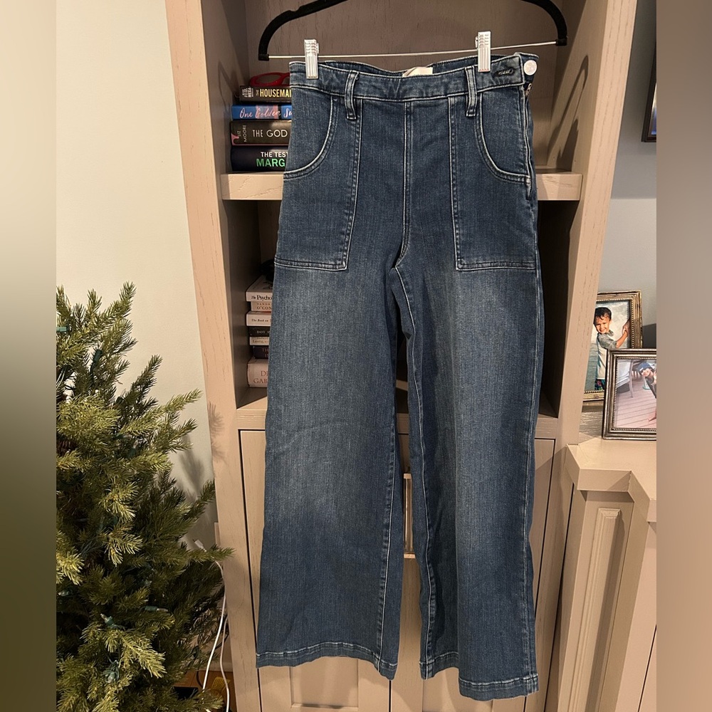 Frame Classic Blue Wide-Leg Women Jeans